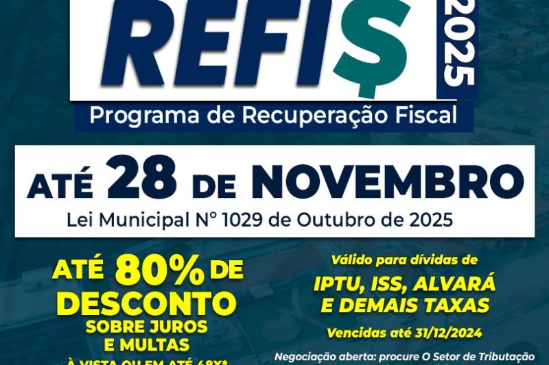 REFIS 2025 PRORROGADO