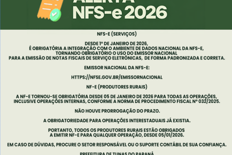 NFS-e 2026