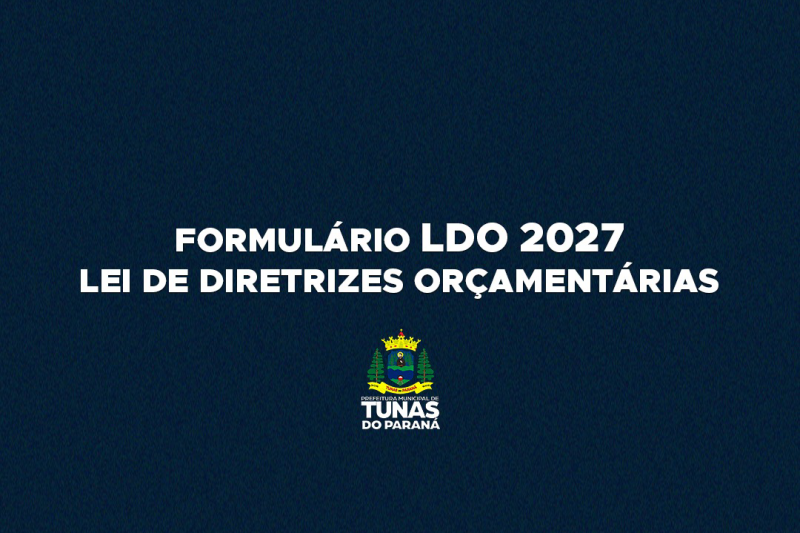 FORMULÁRIO LDO 2027